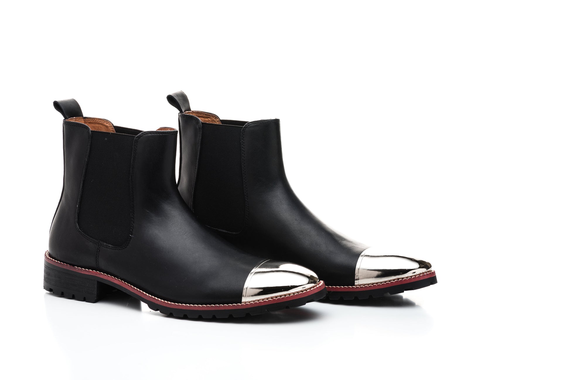 Silver Metal Toe Chelsea Boot - Main Image